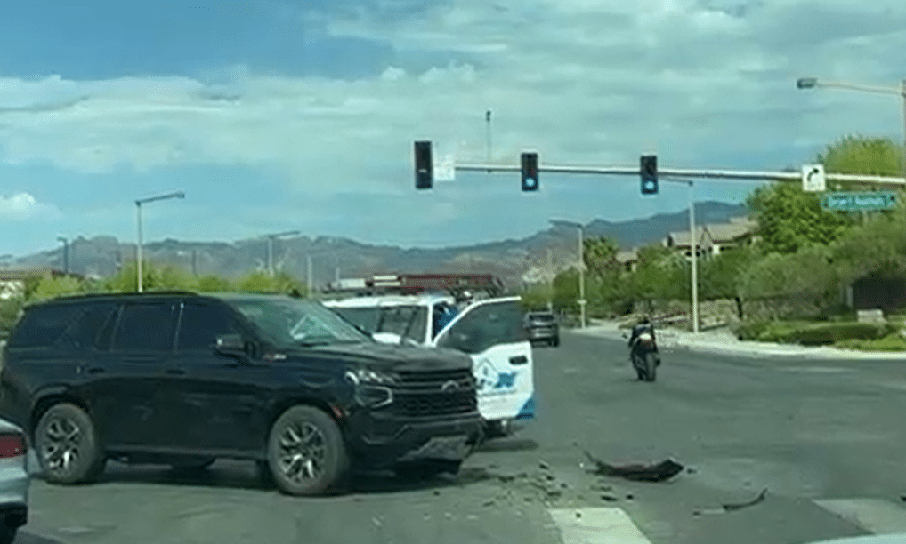 Car Accident today S. Desert Foothills Dr and W. Charleston Blvd. Summerlin, Las Vegas, NV